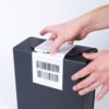 Wiederverwendbare Versandbox Label