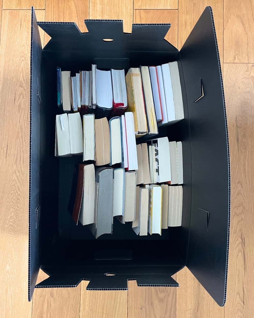 Mehrweg Umzugsbox mit Bücher