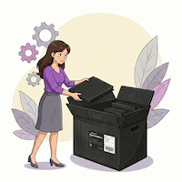 Rücksendung der Mehrweg-Versandverpackung