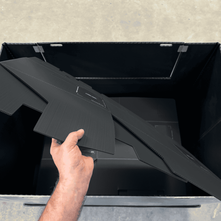 Speditionsversand mit Mehrweg-Transportverpackungen von rhinopaq