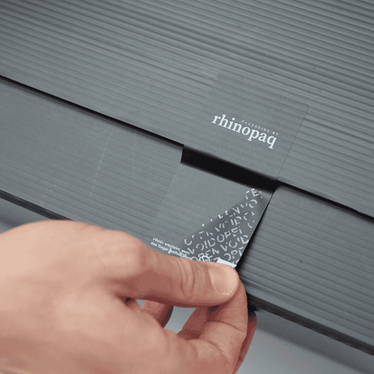 Siegelsticker für Mehrweg Transportverpackung