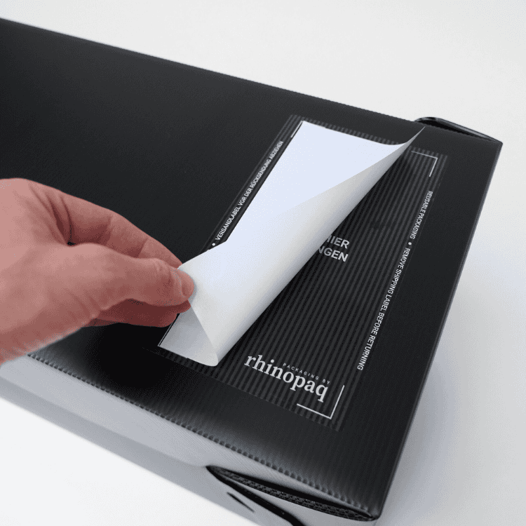 Mehrweg-Transportverpackung mit Labelträgerfläche